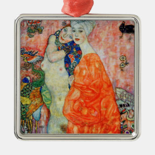Gustav Klimt - Women Friends Metal Tree Decoration