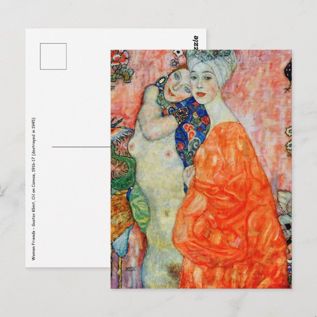 Gustav Klimt - Women Friends Postcard (Front/Back)
