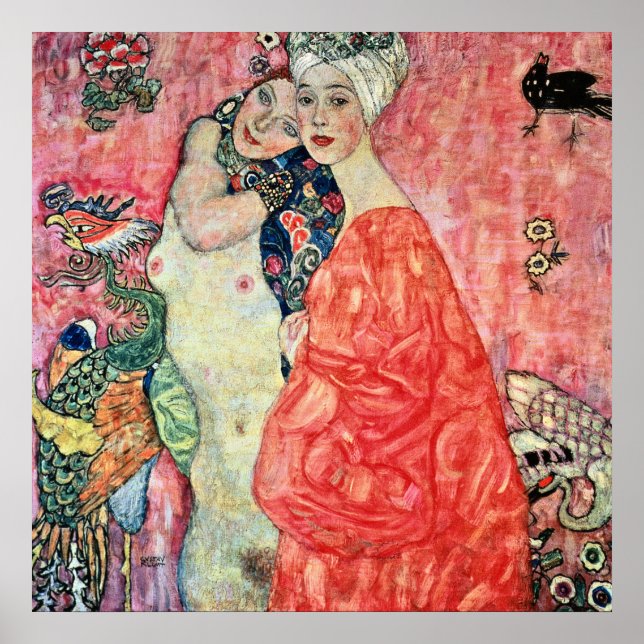 Gustav Klimt - Women Friends Poster (Front)