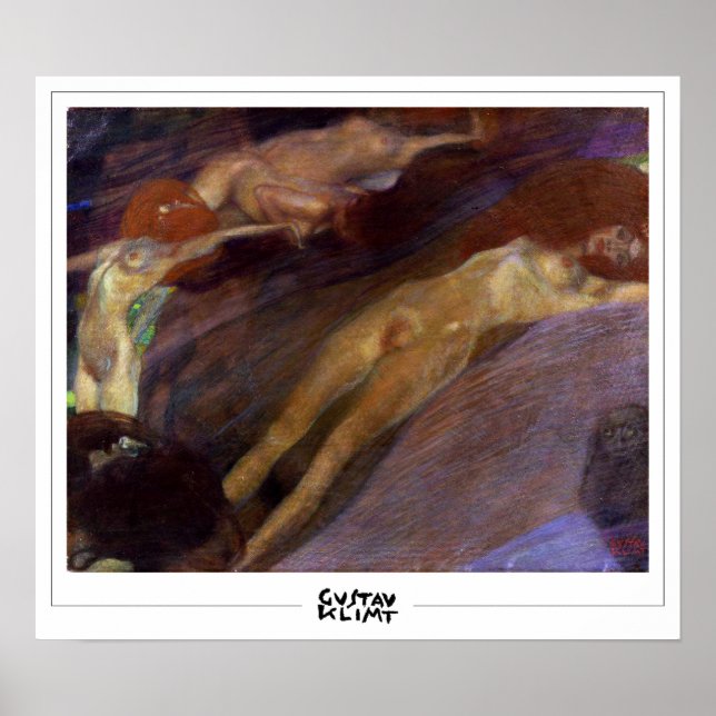 Gustav Klimt Zedign Art Poster #112 (Front)