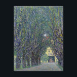Gustav Klimt's Allee at Schloss Kammer painting.  Postcard<br><div class="desc">Gustav Klimt's Allee at Schloss Kammer painting. Postcard</div>
