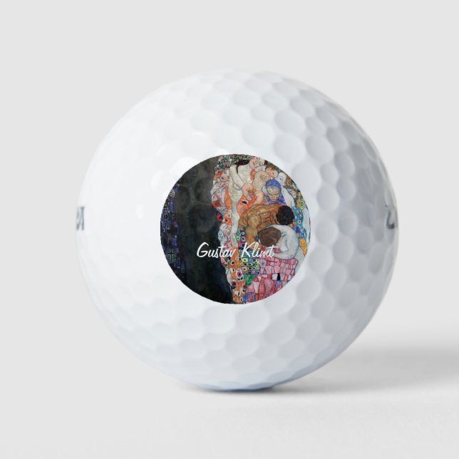 Gustav Klimt's Death and Life (1910-1915) famous Golf Balls (Front)