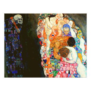 Gustav Klimt's Death and Life painting.  Photo Print