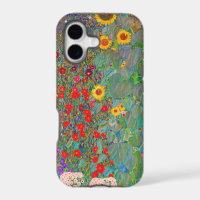 Gustav Klimt's Farm Garden with Sunflowers