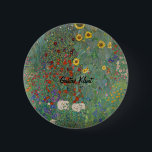 Gustav Klimt's Farm Garden with Sunflowers 6 Cm Round Badge<br><div class="desc">Gustav Klimt's Farm Garden with Sunflowers (1907) famous painting. gustav klimt, klimt, art nouveau, gustav klimt the kiss, gold, gustav, the kiss, symbolism, love, klimt freyas tears, klimt the tree of life, vintage, kiss, art history, masterpiece, fine art, flowers, art, masters, art masters, beautiful, floral, lovers, romance, golden, garden, colourful,...</div>