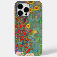 Gustav Klimt's Farm Garden with Sunflowers