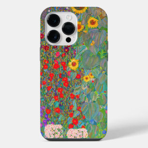 Gustav Klimt's Farm Garden with Sunflowers iPhone 14 Pro Max Case