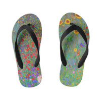 Gustav Klimt's Farm Garden with Sunflowers  