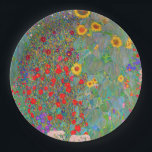 Gustav Klimt's Farm Garden with Sunflowers   Paper Plate<br><div class="desc">Gustav Klimt's Farm Garden with Sunflowers Paper Plates.</div>