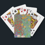 Gustav Klimt's Farm Garden with Sunflowers  Playing Cards<br><div class="desc">Gustav Klimt's Farm Garden with Sunflowers Playing Cards.</div>