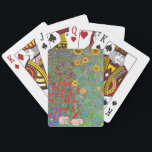 Gustav Klimt's Farm Garden with Sunflowers Playing Cards<br><div class="desc">Gustav Klimt's Farm Garden with Sunflowers Playing Cards .</div>