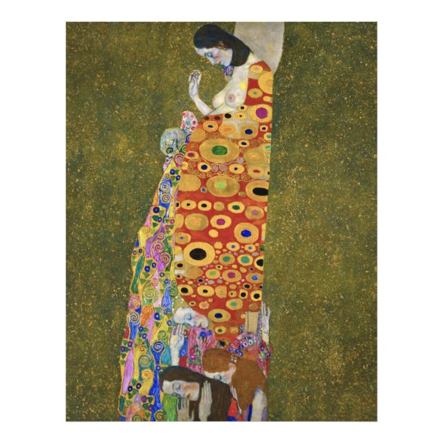 Gustav Klimt's Hope II (1907-1908) famous painting Photo Print (Front)