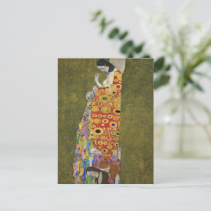 Gustav Klimt's Hope II (1907-1908) famous painting Postcard