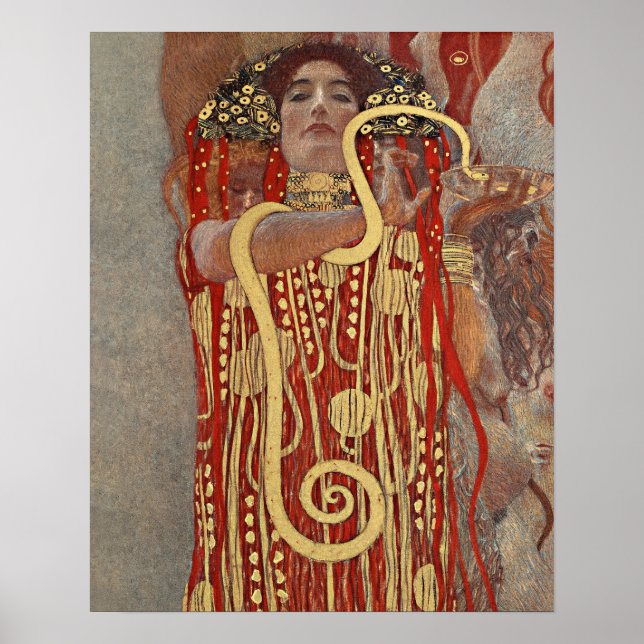 Gustav Klimt's Hygieia Poster (Front)