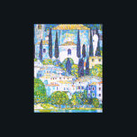 Gustav Klimt's Kirche in Cassone painting   Canvas Print<br><div class="desc">Gustav Klimt's Kirche in Cassone painting Canvas Print.</div>