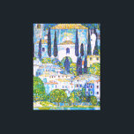 Gustav Klimt's Kirche in Cassone painting   Canvas Print<br><div class="desc">Gustav Klimt's Kirche in Cassone painting Canvas Print.</div>