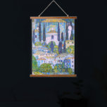 Gustav Klimt's Kirche in Cassone painting   Hanging Tapestry<br><div class="desc">Gustav Klimt's Kirche in Cassone painting Hanging Tapestry.</div>