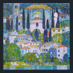 Gustav Klimt's Kirche in Cassone painting   Poster<br><div class="desc">Gustav Klimt's Kirche in Cassone painting Poster.</div>