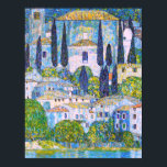 Gustav Klimt's Kirche in Cassone painting   Poster<br><div class="desc">Gustav Klimt's Kirche in Cassone painting Poster.</div>