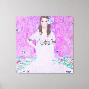 Gustav Klimt's Mäda Primavesi paintng Canvas Print
