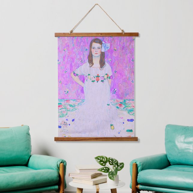 Gustav Klimt's Mäda Primavesi paintng Hanging Tapestry (Living Room)