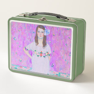 Gustav Klimt's Mäda Primavesi paintng  Metal Lunch Box