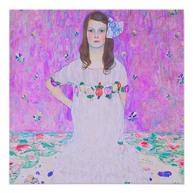Gustav Klimt's Mäda Primavesi paintng  Poster (Front)