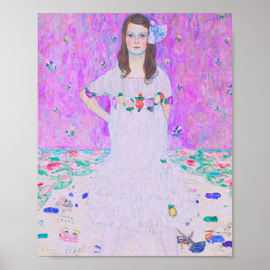 Gustav Klimt's Mäda Primavesi paintng Poster