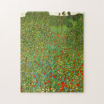 Gustav Klimt's Mohnfeld (1907) famous painting.  Jigsaw Puzzle<br><div class="desc">Gustav Klimt's Mohnfeld (1907) famous painting. jigsaw puzzle .</div>