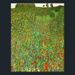 Gustav Klimt's Mohnfeld (1907) famous painting.   Photo Print<br><div class="desc">Gustav Klimt's Mohnfeld (1907) famous painting.  Photo Print</div>