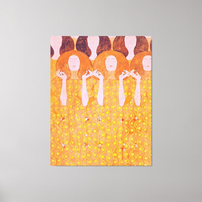 Gustav Klimt's painting   Canvas Print (Front)