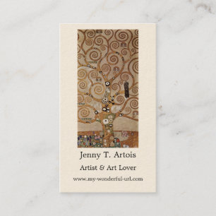 Gustav Klimt's Painting "The Tree of Life"  (1909) Business Card