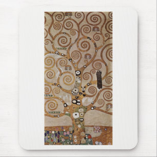 Gustav Klimt's Painting "The Tree of Life"  (1909) Mouse Mat
