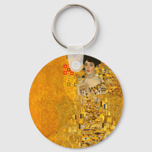 Gustav Klimt's Portrait of Adele Bloch-Bauer I Key Ring