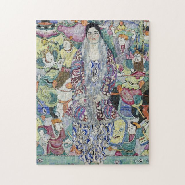 Gustav Klimt's Portrait of Friederike Maria  Jigsaw Puzzle (Vertical)