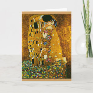 Gustav Klimt's "The Kiss" Art Card and Envelope