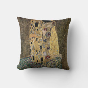 Gustav Klimt's The Kiss (circa 1908) Cushion