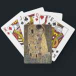 Gustav Klimt's The Kiss (circa 1908) Playing Cards<br><div class="desc">A classic artwork that has passed into the public domain and makes wonderful gifts and other products. One of Gustav Klimt's most famous works, The Kiss features prominent use of gold leaf, and was inspired by the ornate style of ancient mosaics. Klimt (1862-1918) was one of the primary members of...</div>
