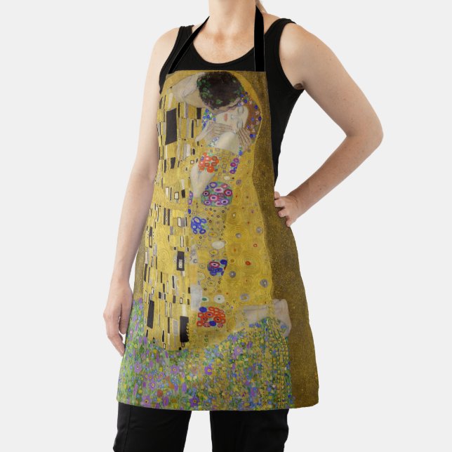 Gustav Klimt's The Kiss Painting Art  Apron (Insitu)