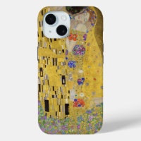 Gustav Klimt's The Kiss Painting Art