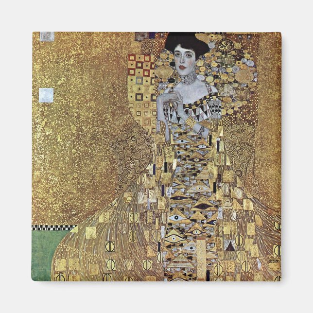 Gustav Klimt's The Lady in Gold, Adele Bloch-Bauer Magnet (Front)
