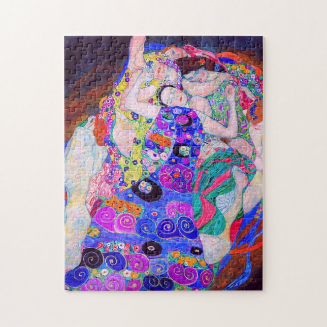 Gustav Klimt's The Virgin (1913) famous painting. Jigsaw Puzzle (Vertical)