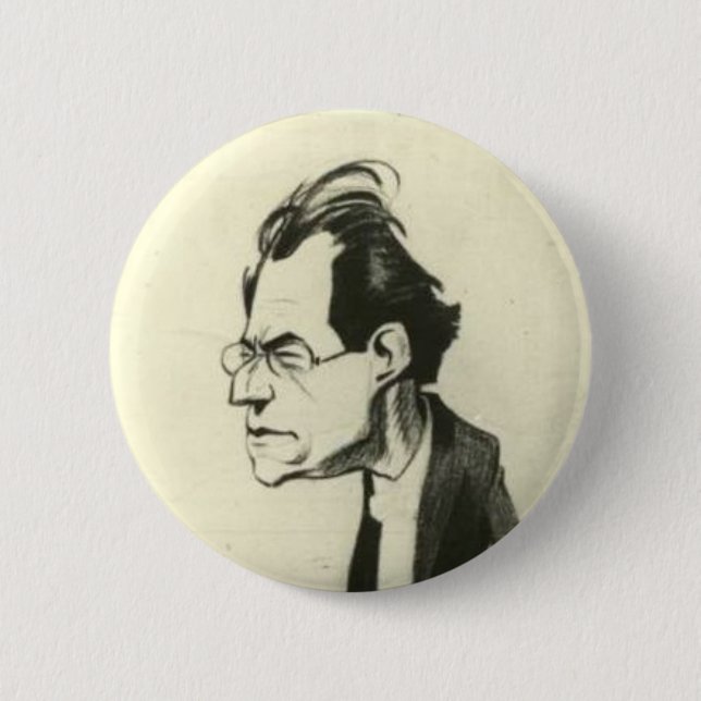 Gustav Mahler button (Front)