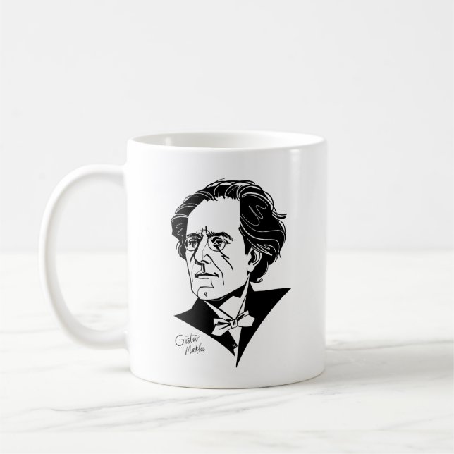 Gustav Mahler Coffee Mug (Left)