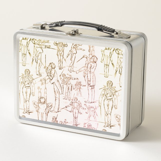Gustav Mahler - Conducting Metal Lunch Box (Front)