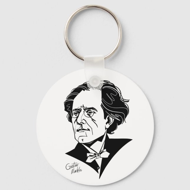 Gustav Mahler Key Ring (Front)