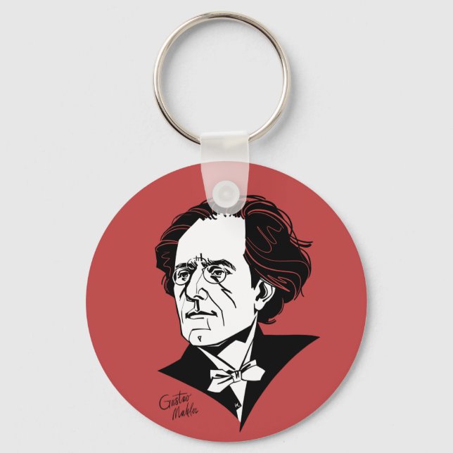 Gustav Mahler Key Ring (Front)