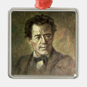 Gustav Mahler Metal Tree Decoration