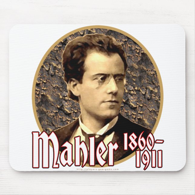 Gustav Mahler Mouse Mat (Front)