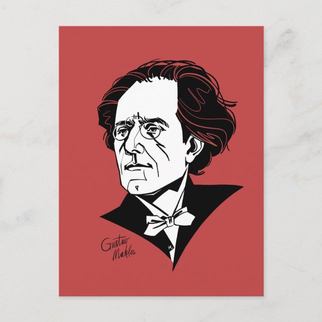 Gustav Mahler Postcard (Front)